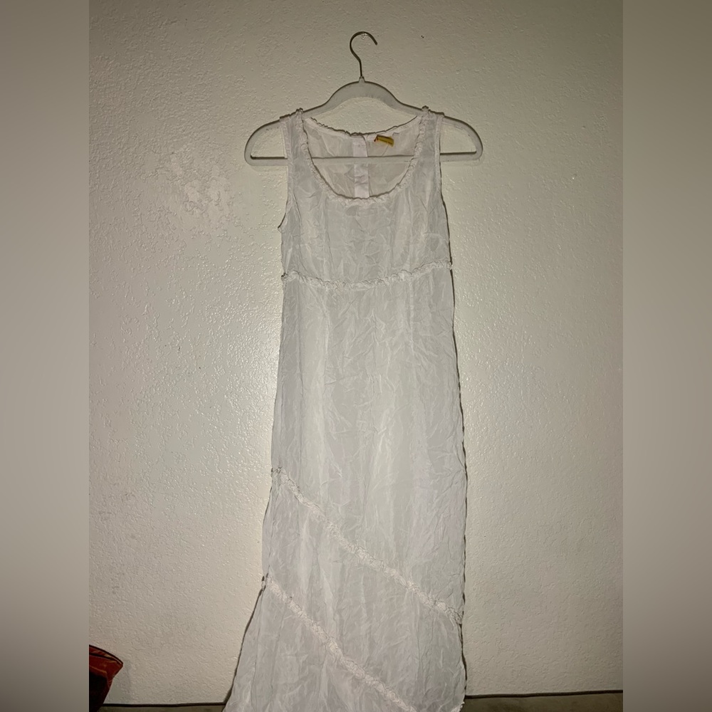 Johnny was white vintage dress size medium lace